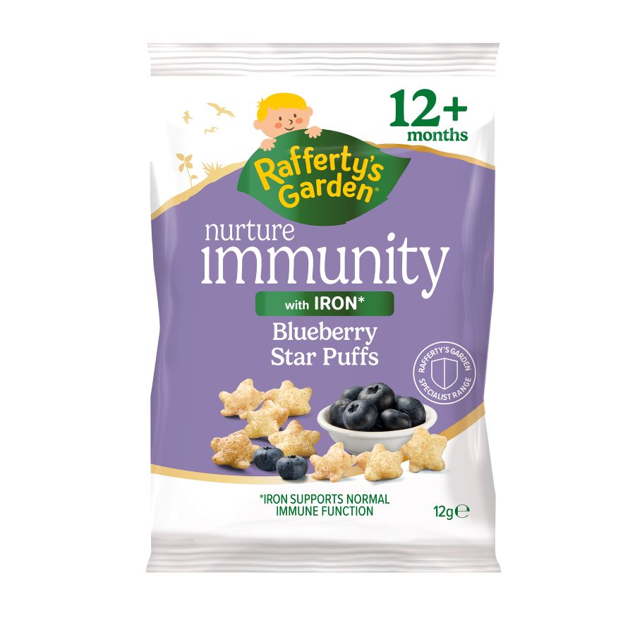 12g_12m Blueberry_StarPuffs FOP Nurture Immunity Blueberry Star Puffs