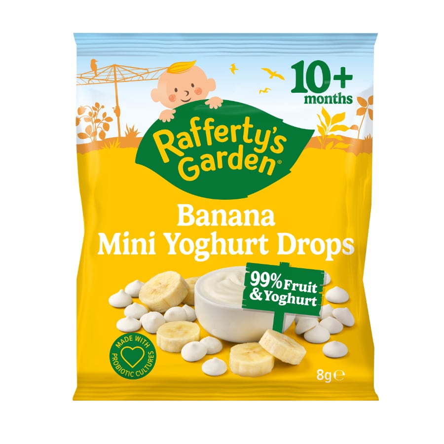 8g_Mini Yogurt Drops Banana FOP Banana Mini Yoghurt Drops