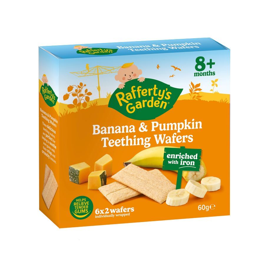 RG 60g Teething Wafers_Banana&Pumpkin_3D Banana & Pumpkin Teething Wafers