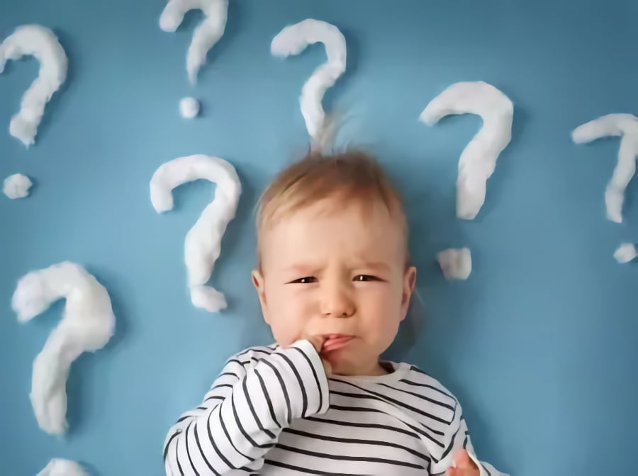 Confused baby