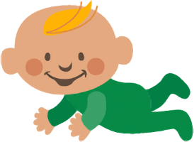 6 month old baby cartoon