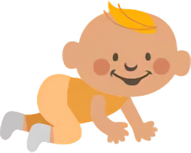 4 month old baby cartoon