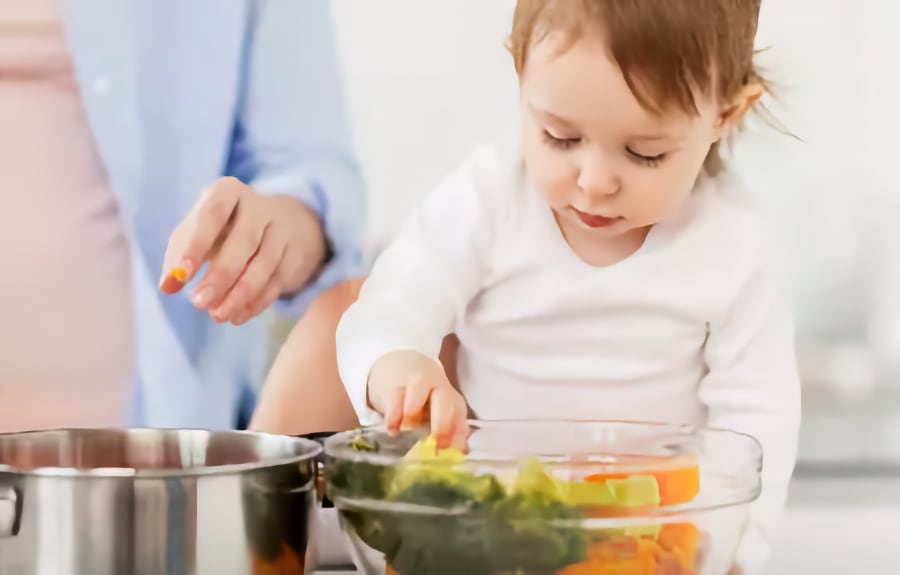Baby making food