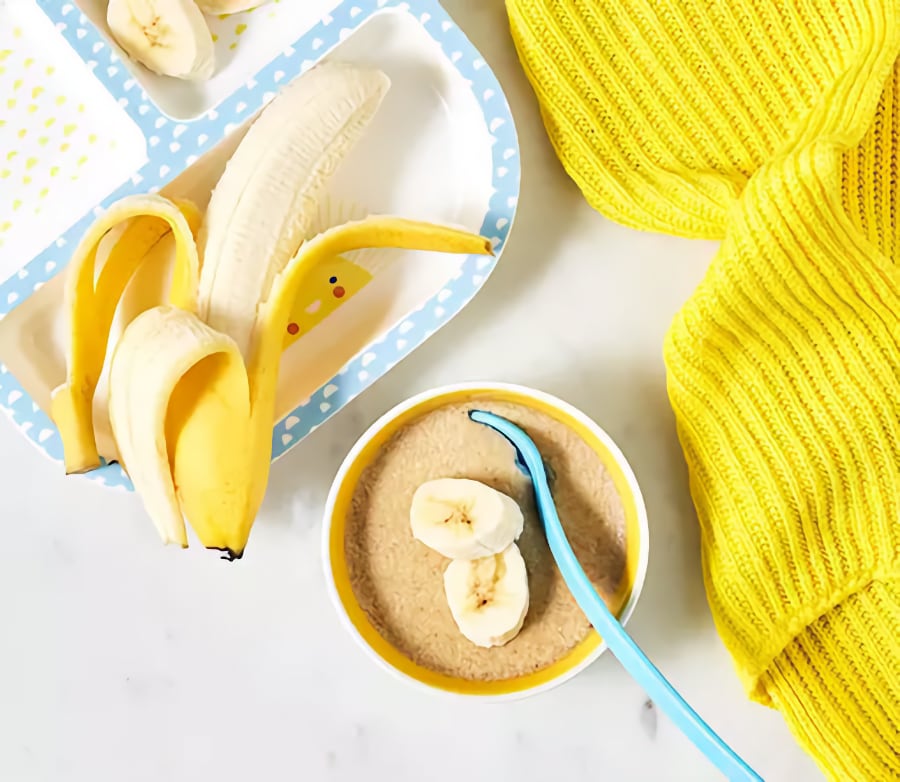 Baked Banana Custard