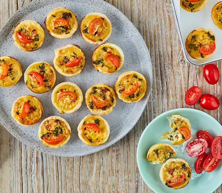Mini Vegetable Quiches