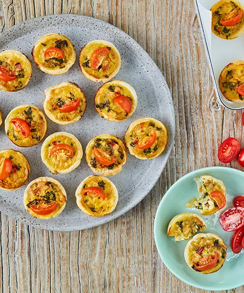 Mini Vegetable Quiches